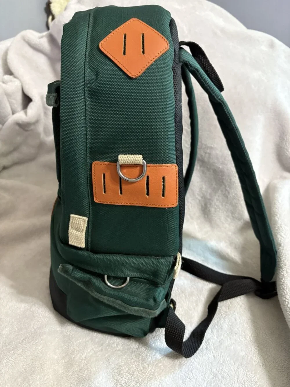 Vintage Canon Professional Photographer Camera Backpack Forest Green Canvas 1